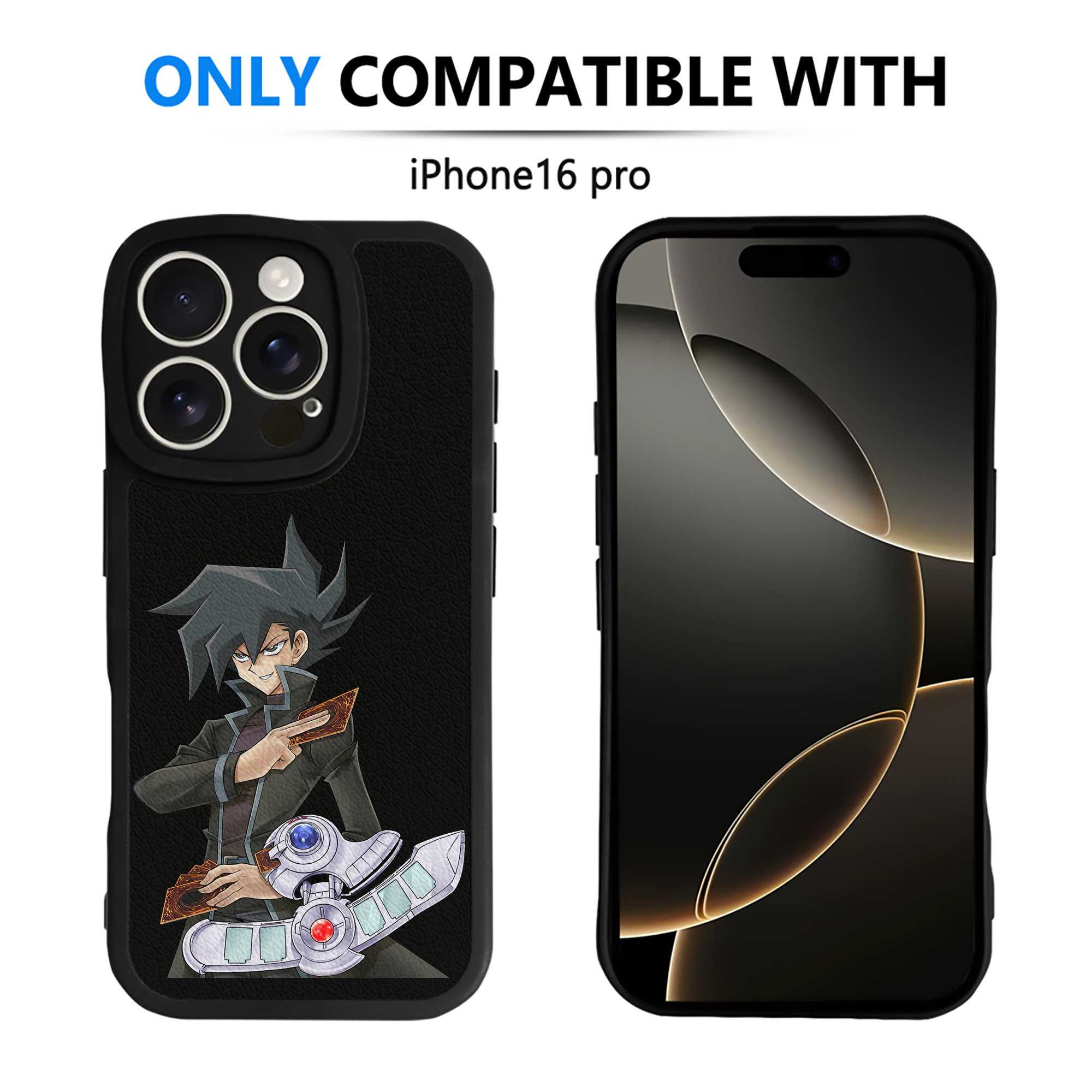 遊☆戯☆王 Yu-Gi-Oh! 【iPhone 16シリーズ対応】シリコンスマホケース（レザー調） 材質：シリコン
